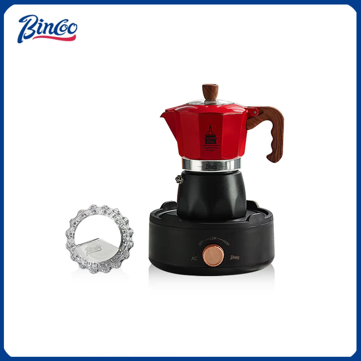 Coffee Equipment Brands - Bincoo صمام مزدوج القهوة وعاء موكا