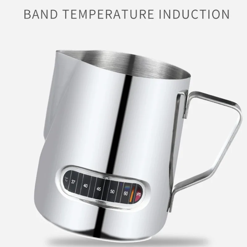 Milk Steaming Pitcher - 350 مللي الفولاذ المقاوم للصدأ إبريق
