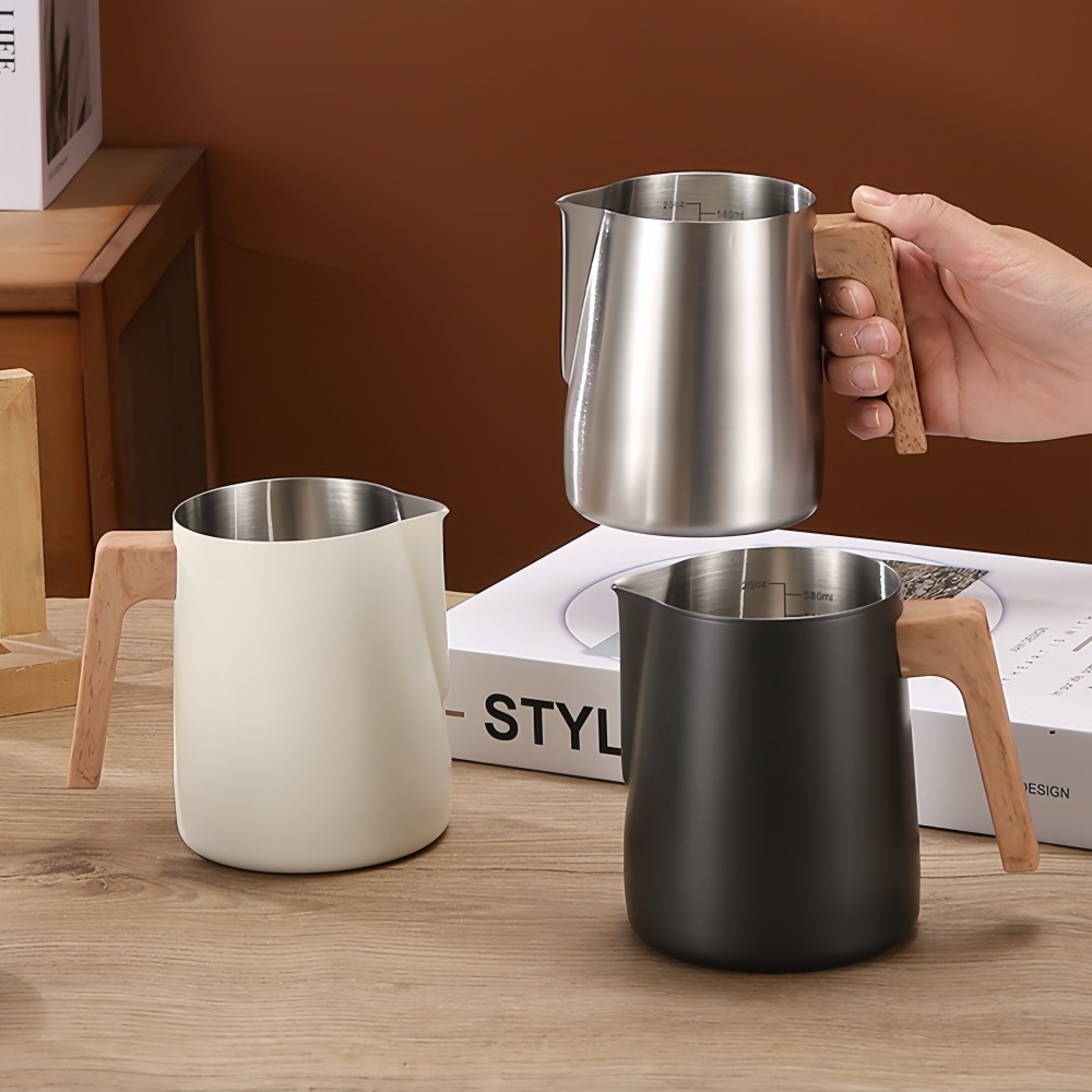 إبريق مزبد حليب القهوة 304 من  - مراجعة Milk Steaming Pitcher وسعره