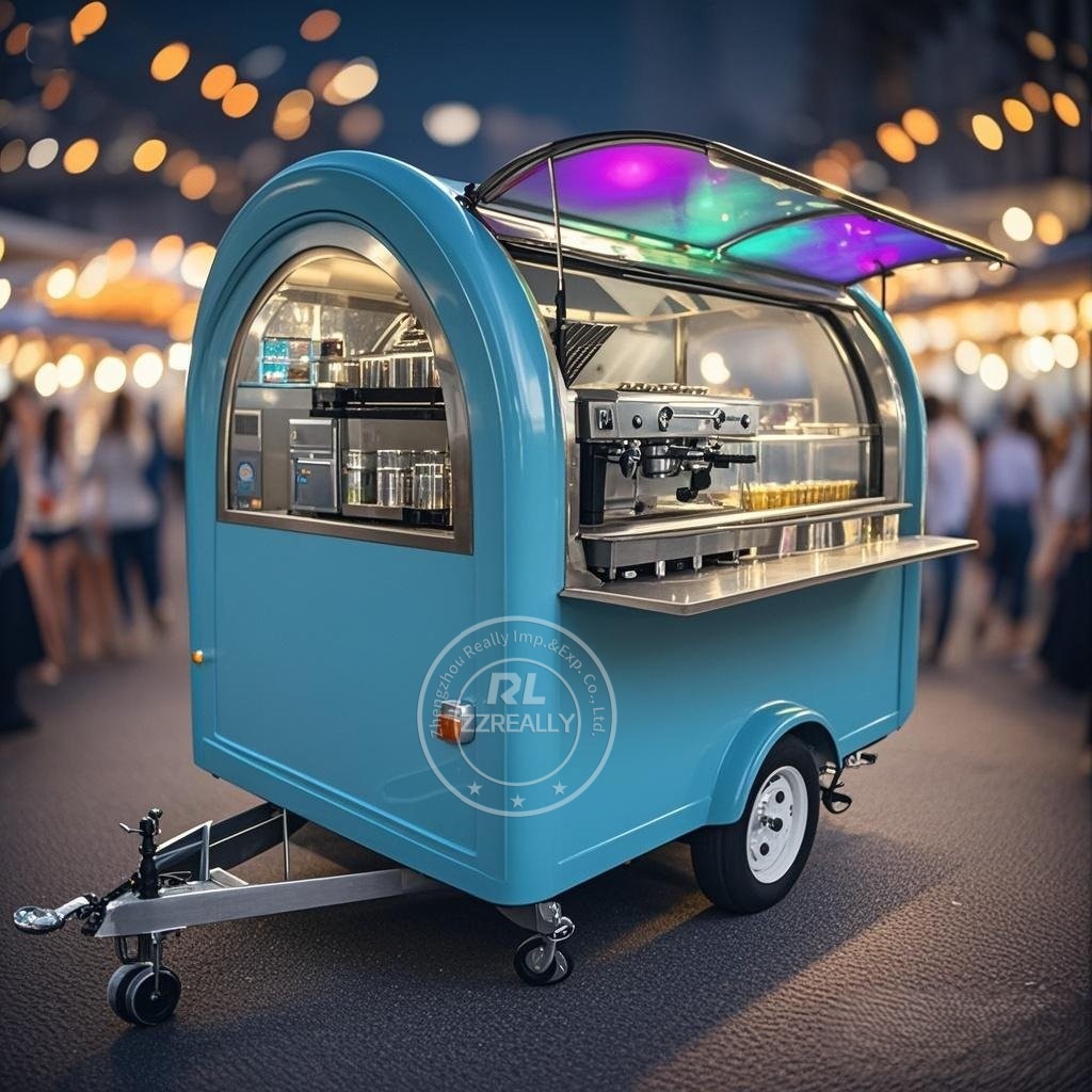 امتياز الغذاء شاحنة مقطورة الآ - مراجعة Coffee Equipment Store وسعره