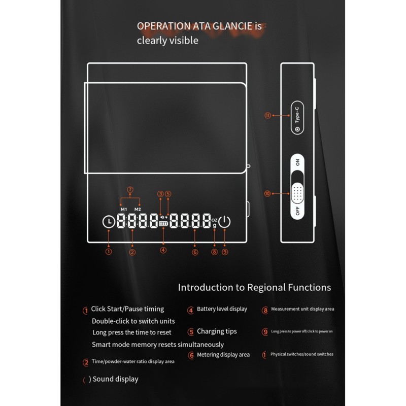 ميزان قهوة ABMR بدقة 0.1 جرام  - مراجعة Scale Drip Timer وسعره
