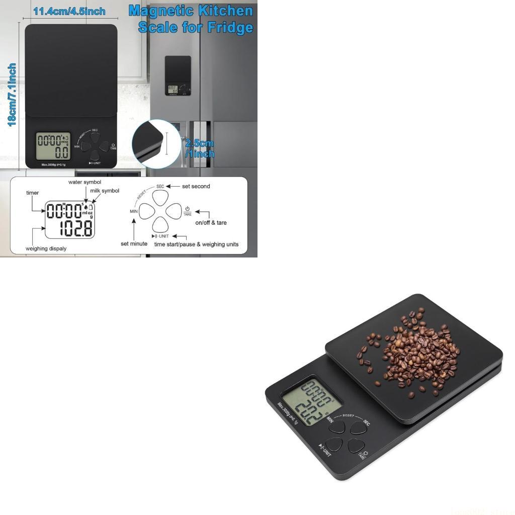 ميزان قهوة D0AB مزود بمؤقت ومق - مراجعة Scale Drip Timer وسعره