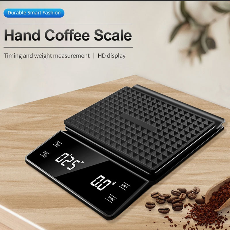 أدوات المطبخ مقياس القهوة مع ا - مراجعة Scale Drip Timer وسعره