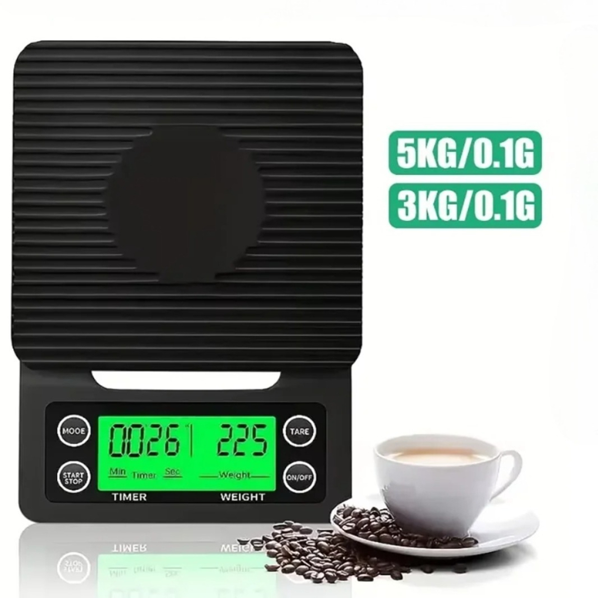ميزان قهوة رقمي بالتنقيط 3 كجم - مراجعة Scale Drip Timer وسعره